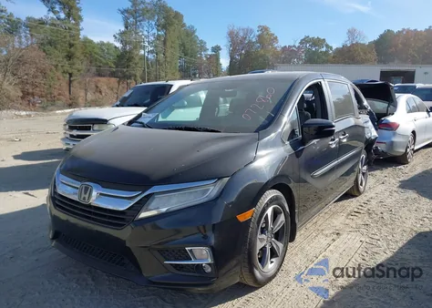 2018 Honda Odyssey Touring из США, поврежденный, VIN 5FNRL6H83JB072860